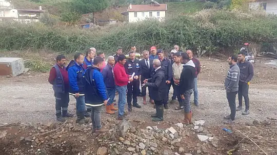 KAYMAKAM KARAMAN, SERA VE TARIM ARAZİLERİNİ İNCELEDİ