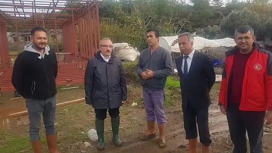 KAYMAKAM KARAMAN, SERA VE TARIM ARAZİLERİNİ İNCELEDİ