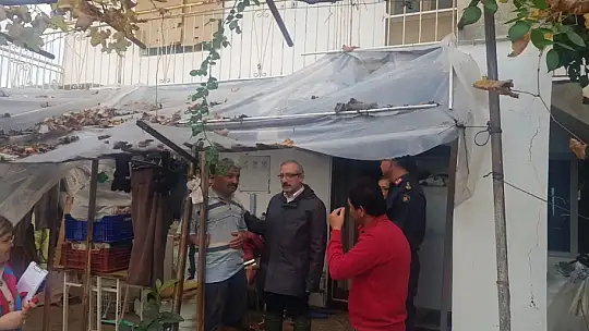 KAYMAKAM KARAMAN, SERA VE TARIM ARAZİLERİNİ İNCELEDİ