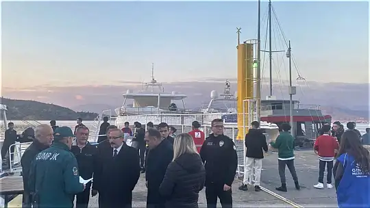 SEA STAR LİNDOS'U KAYMAKAM KARAMAN KARŞILADI