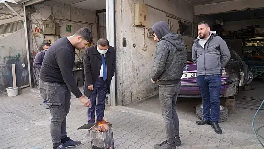 Başkan Tokat sanayi esnafını ziyaret etti