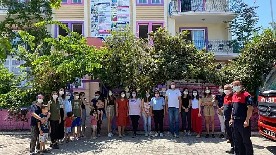 Nursel Özdemir'de yangın tatbikatı