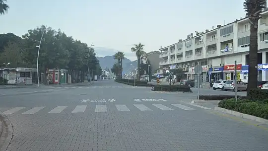4 günlük kısıtlama Marmaris'te sakin geçti
