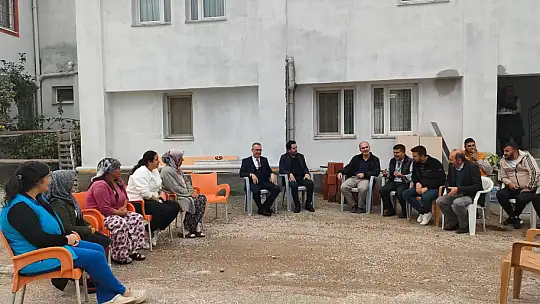 Kaymakam Ertaş'tan Yeni Mahalle'ye Ziyaret