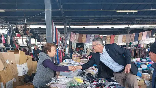 Adaylardan esnaf ve mahalle ziyareti