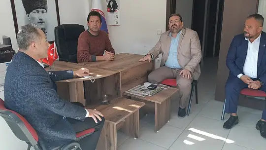 Başkan Sodra ve Kansız'dan, Başkan Canözü'ne ziyaret