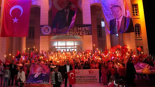 Seydikemer'de 7'den 70'e Herkes Cumhuriyeti Böyle Kutladı!