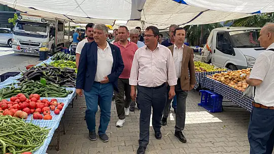 Cumhur İttifakı İlçe Başkanları Sahada Kol Kola Cumhurbaşkanına Destek İstedi