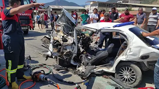 Çevre yolunda feci kaza 1 ölü 5 yaralı