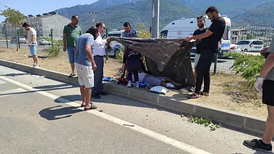 Çevre yolunda feci kaza 1 ölü 5 yaralı