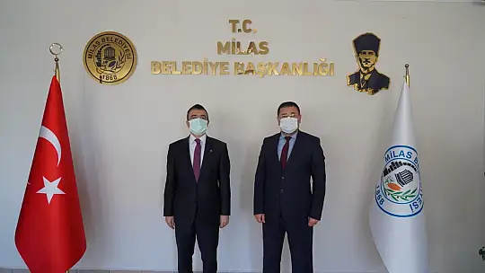 Kaymakam Arslan'dan Başkan Tokat'a veda ziyareti