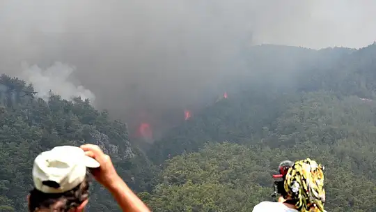 6 bin hektarın küle döndüğü Köyceğiz'de yangın devam ediyor