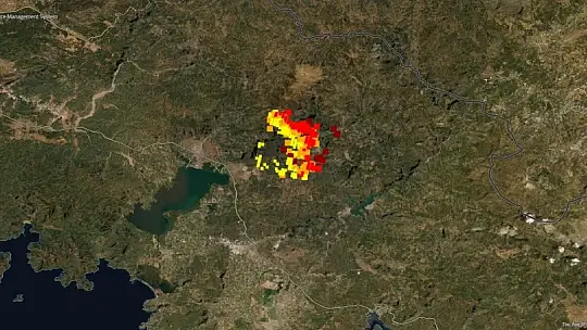 6 bin hektarın küle döndüğü Köyceğiz'de yangın devam ediyor