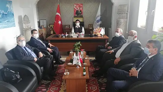 Seydikemer'de MHP'den ziyaretler