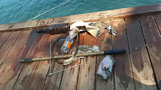 Mavi Bayraklı plaj'da deniz kontrolü yapıldı