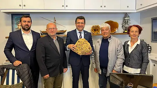 İYİ Parti milletvekili adayı Mehmet tosun, Bodrum'da oda başkanlarını ziyaret etti