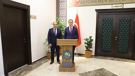 Vali Akbıyık'tan Seydikemer  Belediyesine Ziyaret