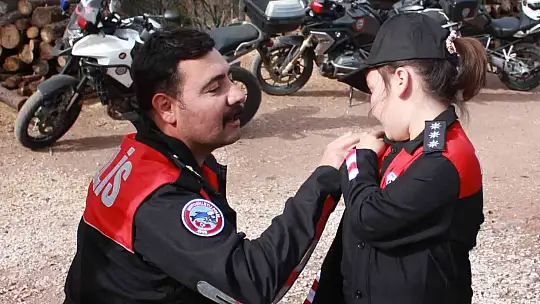 9 yaşındaki Yağmur'un polis olma hayalini gerçekleştirdiler