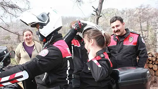 9 yaşındaki Yağmur'un polis olma hayalini gerçekleştirdiler