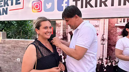 Rozet takma töreni yapıldı