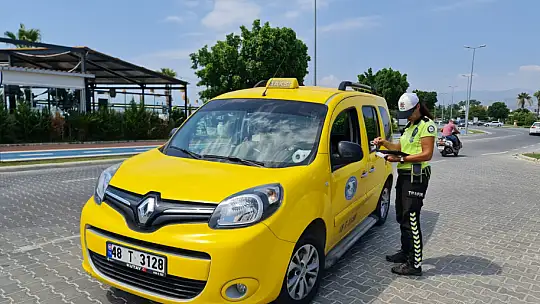 Ticari Taksiler Sivil ve Resmi Polisler Tarafından Denetlendi