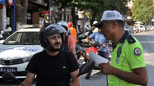 Fethiye'de Motosiklet Denetimi Yapıldı