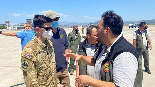 ABD yangın söndürme helikopterleri Dalaman'da