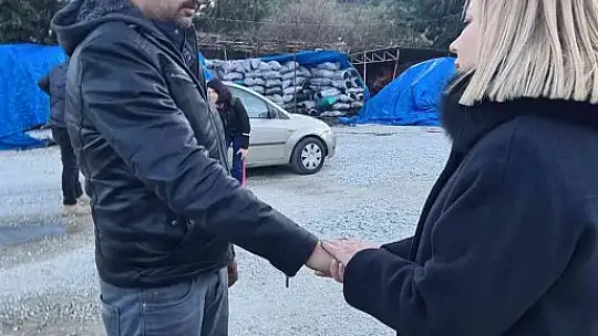 AK Parti Milletvekili Yelda Erol Gökcan, Marmaris'te acılı aile ile görüştü