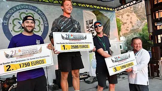 Akrobasi yarışması ödülleri sahiplerini buldu