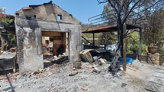Alevlere teslim olan Mazı Mahallesi havadan görüntülendi