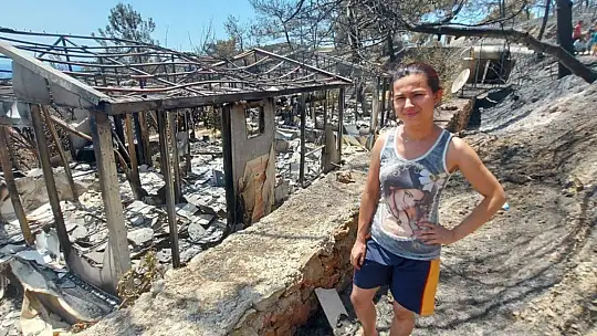 Alevlere teslim olan Mazı Mahallesi havadan görüntülendi