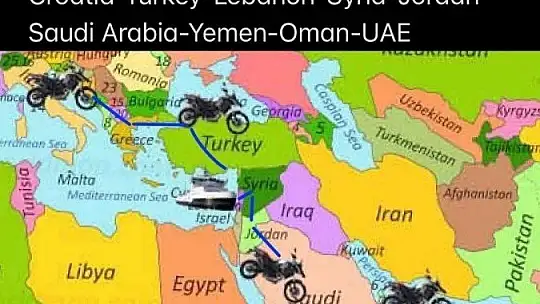 Amerikalı dövme sanatçısı motoru ile dünyayı geziyor