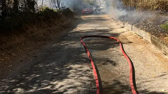 ANIZ YANGINI BÜYÜMEDEN SÖNDÜRÜLDÜ