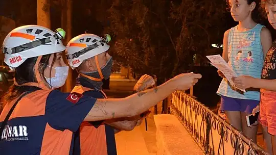 Arama kurtarma ekibi MAG/AME-SAR vatandaşları afetlere karşı uyardı