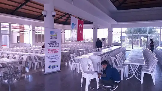 RAMAZAN AYI BOYUNCA AŞEVİ HİZMET VERECEK