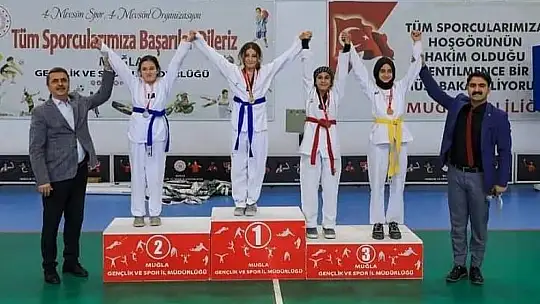 ATATÜRK KUPASI TAEKWONDO ŞAMPİYONASI DALAMAN'DA GERÇEKLEŞTİ