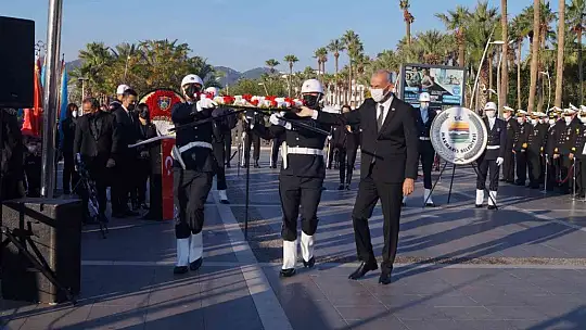 Atatürk, Marmaris'te anıldı