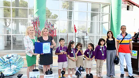 Dereceye giren objelere ödülleri verildi