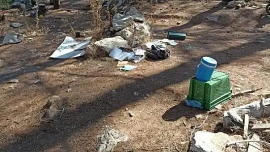 Ormana çöp atanlara ceza yağdı
