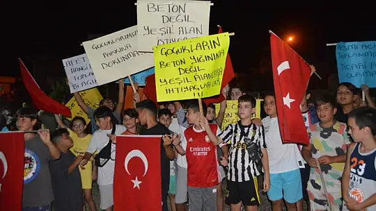 Mahalleli, hayata geçirilmesi planlanan projeyi destekleyeceklerini belirtti