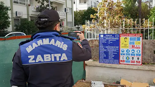 Marmaris Zabıtası'ndan yoğun mesai