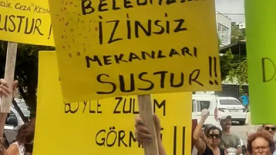 Kaçak yapılaşma ve sahillerin işgaline isyan ettiler