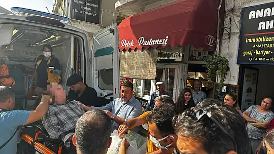 Bozuk yol nedeniyle meydana gelen kazada motosiklet sürücüsü yaralandı