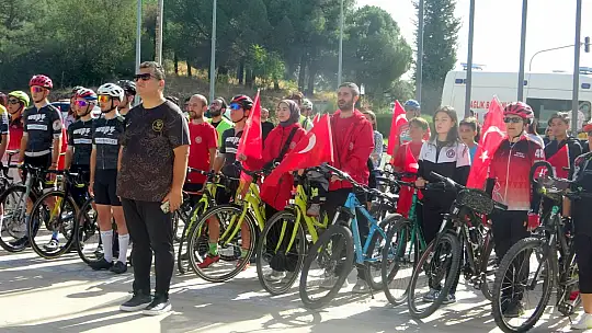 Cumhuriyetin 100. Yılında 'Menteşe bisiklet turu gerçekleştirildi