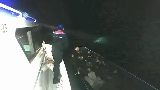 113 Düzensiz Göçmen Yakalandı 1 Gözaltı