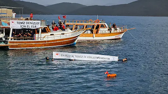 Deniz dibi'nin temizliği yapıldı