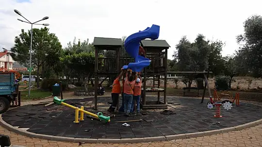 Marmaris'te parklar yenileniyor