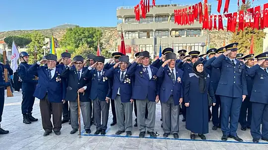 Milas'ta Atatürk törenle anıldı