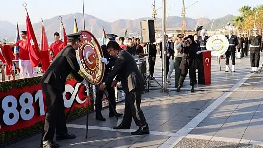 Marmaris'te 10 Kasım Atatürk'ü Anma törenleri gerçekleşti