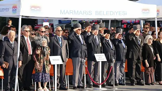 Marmaris'te 10 Kasım Atatürk'ü Anma törenleri gerçekleşti